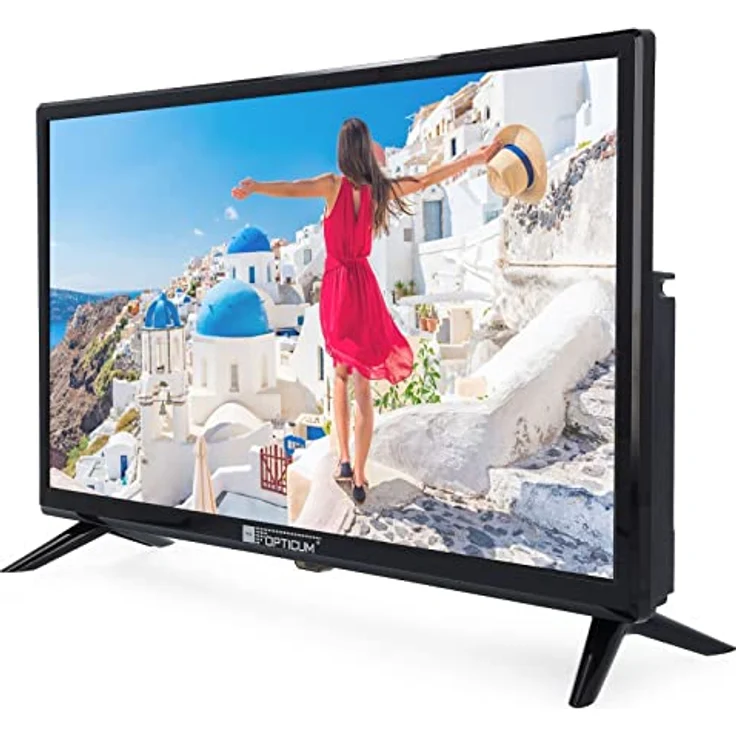 RED OPTICUM LED Fernseher 19 Zoll LE-19T30921 - Camping Fernseher 12V / 230V Betrieb mit Triple Tuner DVB-C/-S2/-T2 CI+ Steckplatz USB 2.0 HDMI PVR-Funktion – Bild 2
