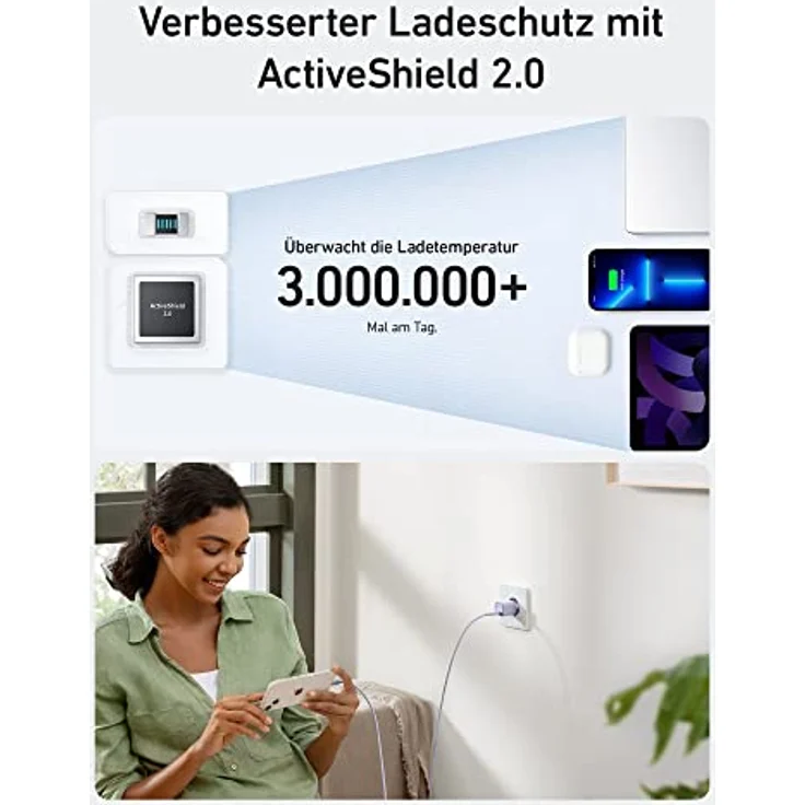 Anker 511 Charger (Nano 3, 30 W), schwarz (A2147311) – Bild 5