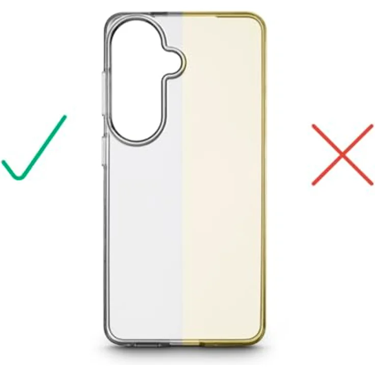 Hama Smartphone-Hülle für Samsung Galaxy S26, transparent, ultradünn, kratzfest, mit griffiger Oberfläche und erhöhtem Kantenschutz – Bild 6