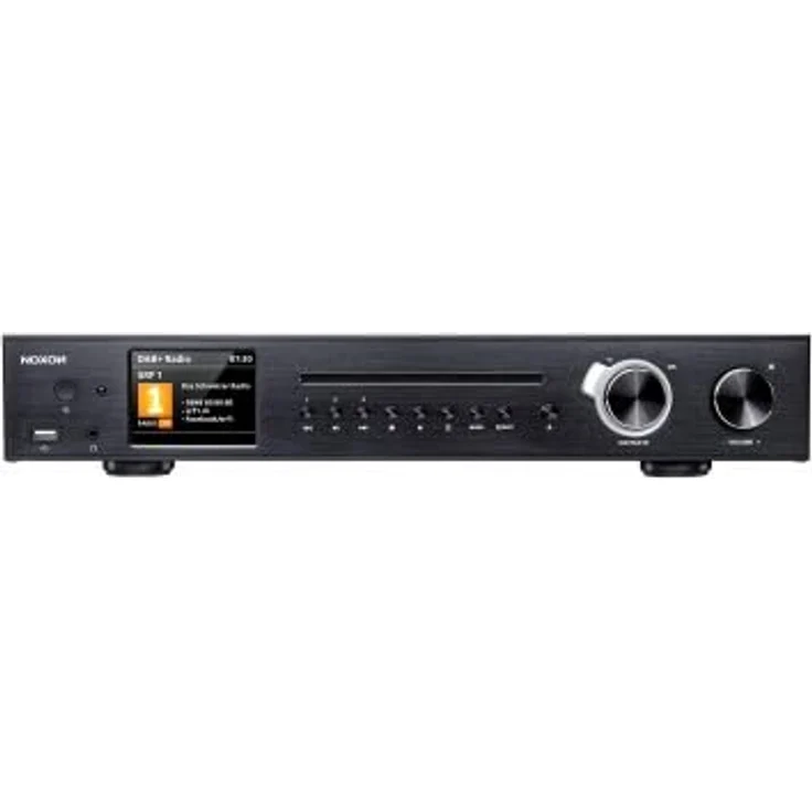 Noxon A 571 CD schwarz, Internetradio, DAB+, UKW Tuner, Spotify, Bluetooth, USB, LAN + WLAN – Bild 2