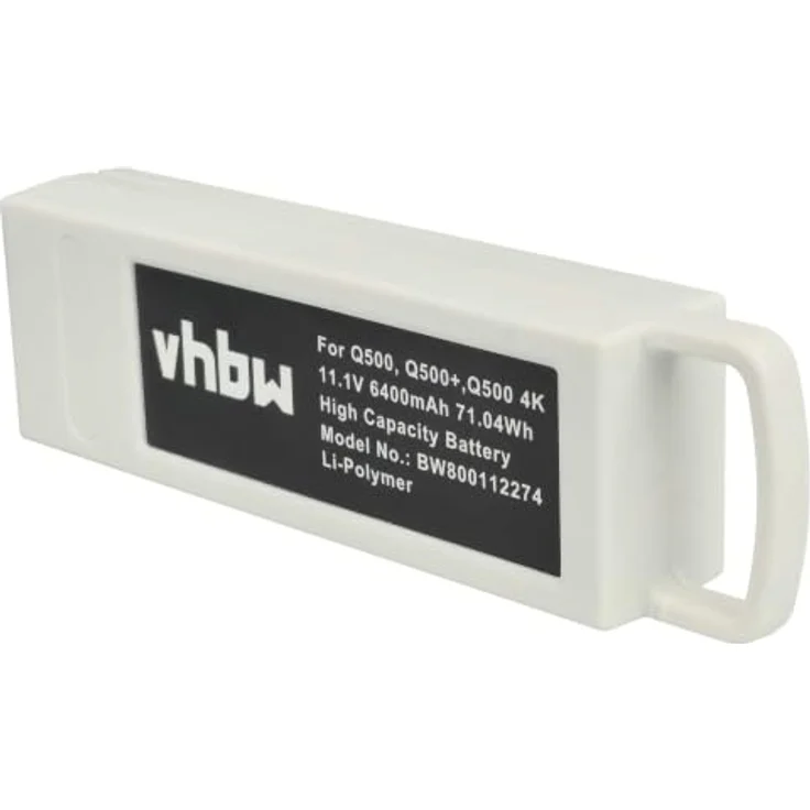 vhbw Akku für Yuneec Q500, Q500 4K, Q500+, Q500+ Pro, Q500+ Typhoon, Li-Polymer 6400 mAh (11,1 V), 2er Pack, weiß, leistungsstarker, wiederaufladbarer Drohnen-Akku – Bild 9