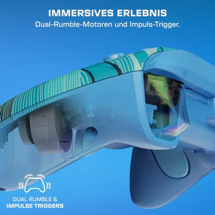 Turtle Beach Rematch Advanced Wired Controller, Ergonomisches Design mit Hall-Effekt-Hair-Triggern, Mehrfarbig für PC und Xbox One S/X – Bild 5