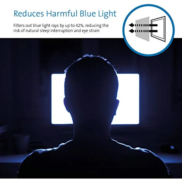 Kensington Blickschutzfilter für Monitore 22 Zoll, 16:10, DSGVO-konform, mit Blaulichtfilter und Blendschutz, inkl. Reinigungstuch, 626483 – Bild 5