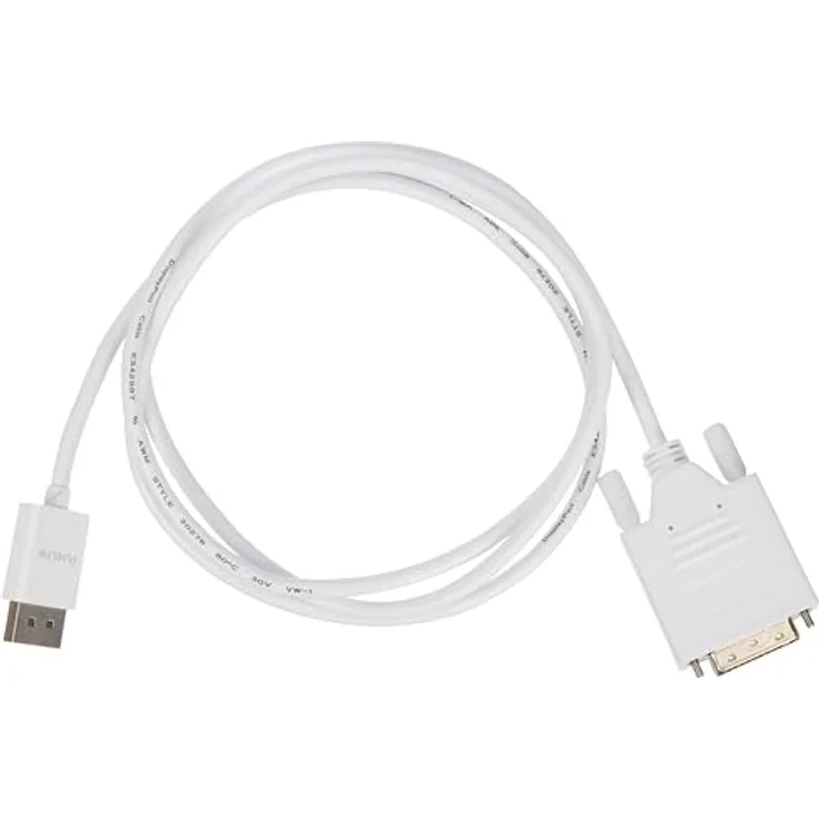 PureLink DisplayPort DVI Kabel IS2010-015, 1,5m, 1920x1200 WUXGA, vergoldete Kontakte, weiß – Bild 1