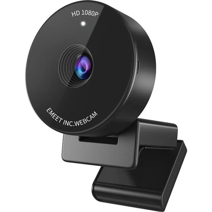 eMeet SmartCam C950, Full HD Webcam mit 1080p Video, integriertem Noise-Cancelling Mikrofon und elektronischer Datenschutzabdeckung
