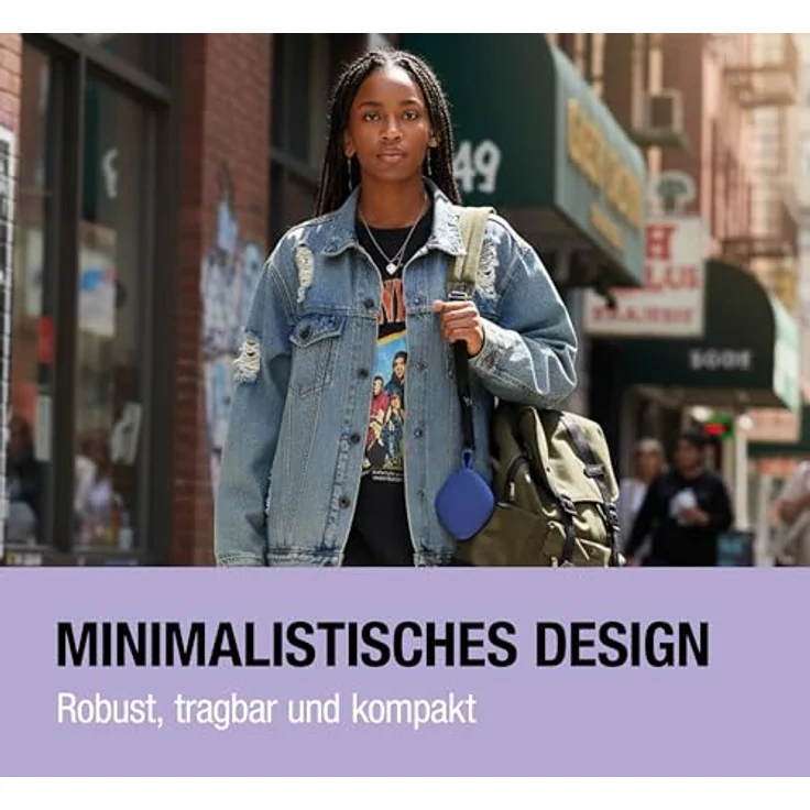 Fresh n Rebel Bold S3, 5 W Bluetooth Lautsprecher mit IPX6 Schutz, bis zu 15 h Akkulaufzeit, USB-C, Dreamy Lilac – Bild 2