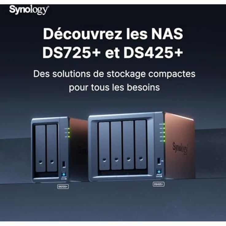 Synology Diskstation DS725+, NAS mit 2-Bay, ideal für Datensicherung und Medienstreaming – Bild 5
