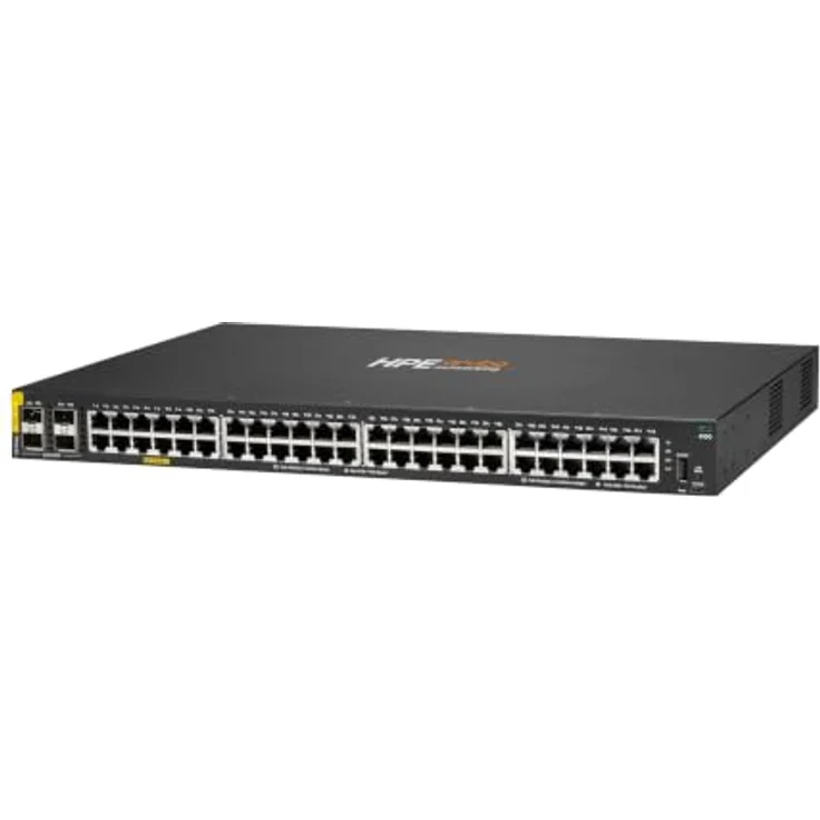 HPE Aruba CX 6100 48G Class4 PoE Netzwerk-Switch mit 4 SFP+ Ports und 740W PoE für effiziente Netzwerkverwaltung – Bild 1
