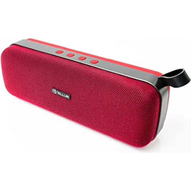 TELLUR Loop Bluetooth Lautsprecher mit Radio, 10W, Kompakte Musikbox Bluetooth mit True Wireless Stereo, Radio Bluetooth Box, Freisprechfunktion, USB, MicroSD/TF-Steckplatz, AUX-Buchse 3,5 mm, BT 5.0 – Bild 2