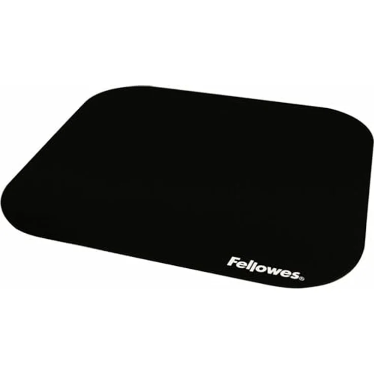Fellowes Einfarbig Polyester-Oberfläche rechteckig Mauspad schwarz – Bild 2
