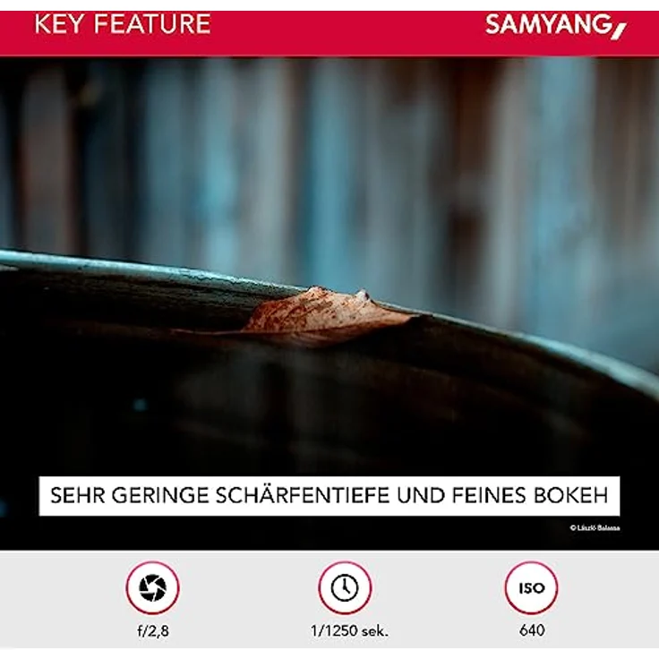 Samyang 100-2,8 Objektiv Marko DSLR Sony E manueller Fokus Fotoobjektiv, Makroobjektiv schwarz – Bild 5