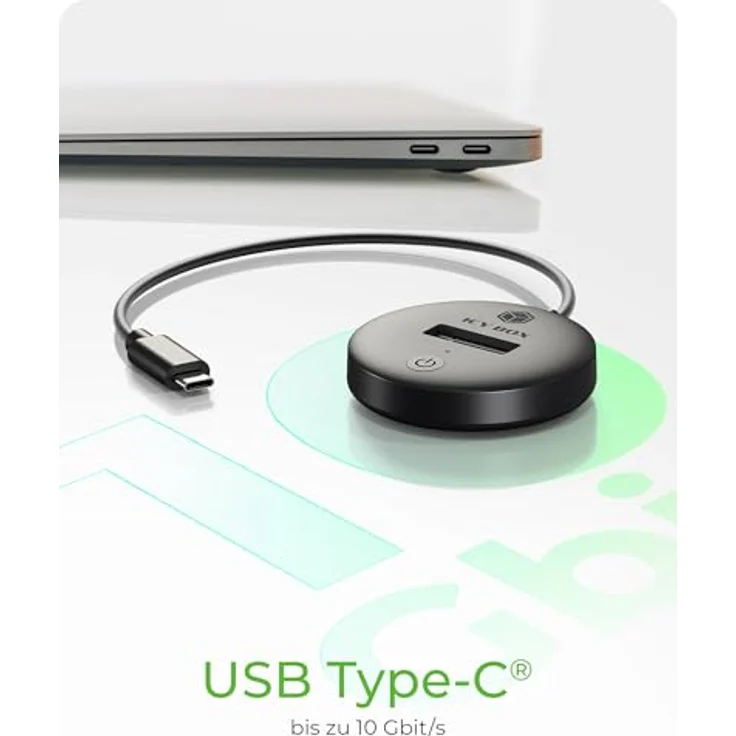 ICY BOX IB-1610MCD-C31, Dockingstation für NVMe & SATA M.2 SSD, USB-C mit 10 Gbit/s Geschwindigkeit, kompakt und tragbar – Bild 5