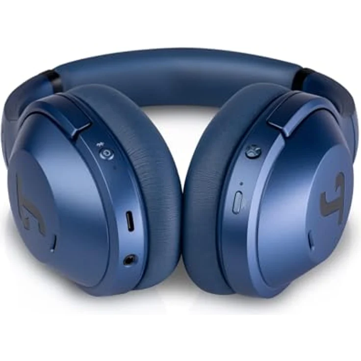 REAL BLUE NC 3 – Kabellose Over-Ear-Kopfhörer, ANC, Conversation Mode, 98h Akkulaufzeit, satter Tiefbass, Blau – Bild 4