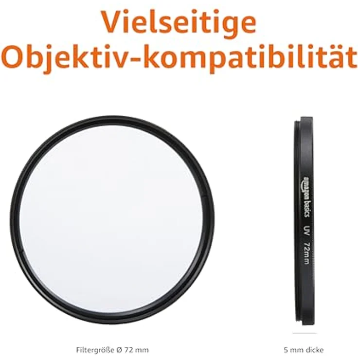 AmazonBasics UV-Sperrfilter - 72mm – Bild 3