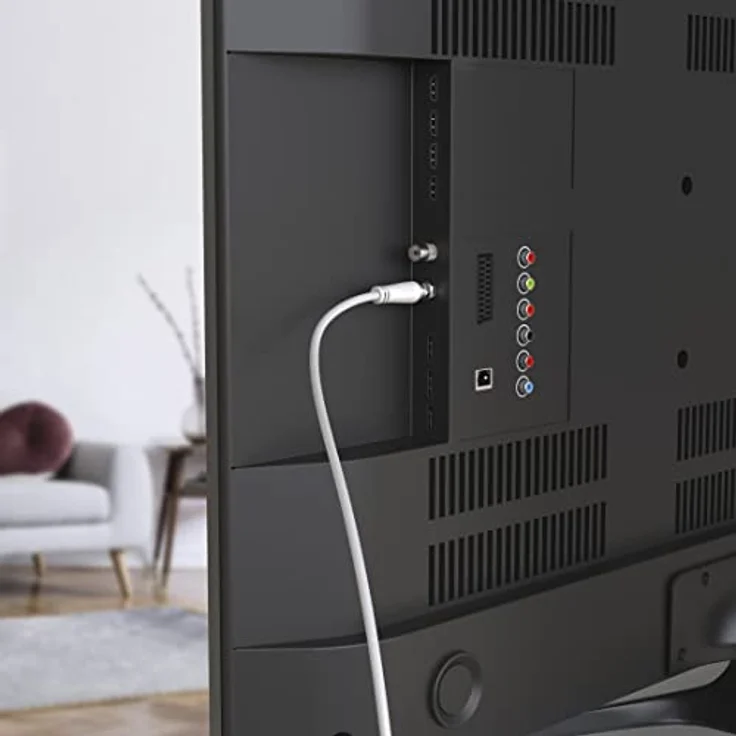 Hama SAT-Anschlusskabel, F-Stecker-F-Stecker, 1,5 m, 90 dB – Bild 5