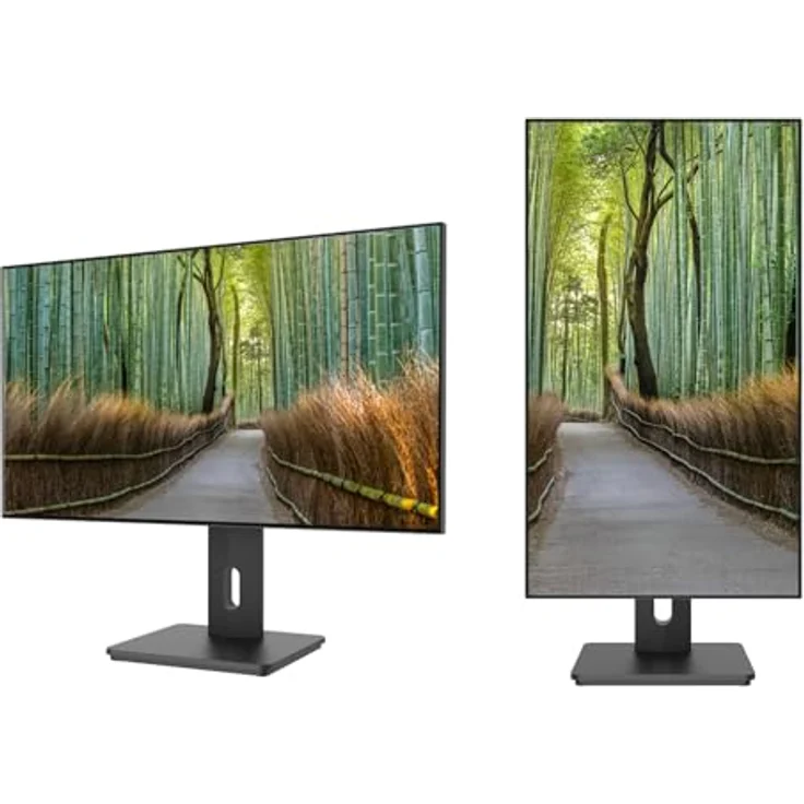 JapanNext JN-27IPS4FLWQHDR-HSP, 27" IPS WQHD Monitor mit HDR, Höhen- & Neigungsverstellbar, Integrierte Lautsprecher, VESA-kompatibel, Flicker Free, G-Sync/FreeSync, 2 Jahre Garantie – Bild 2