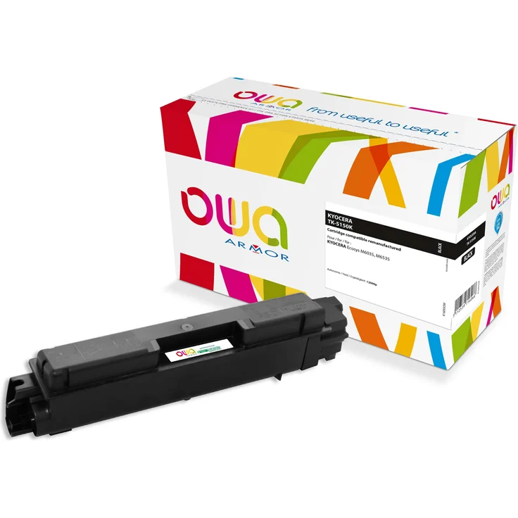 Armor OWA K16093OW, Toner Schwarz für Kyocera Ecosys, 12.000 Seiten, Originalprodukt