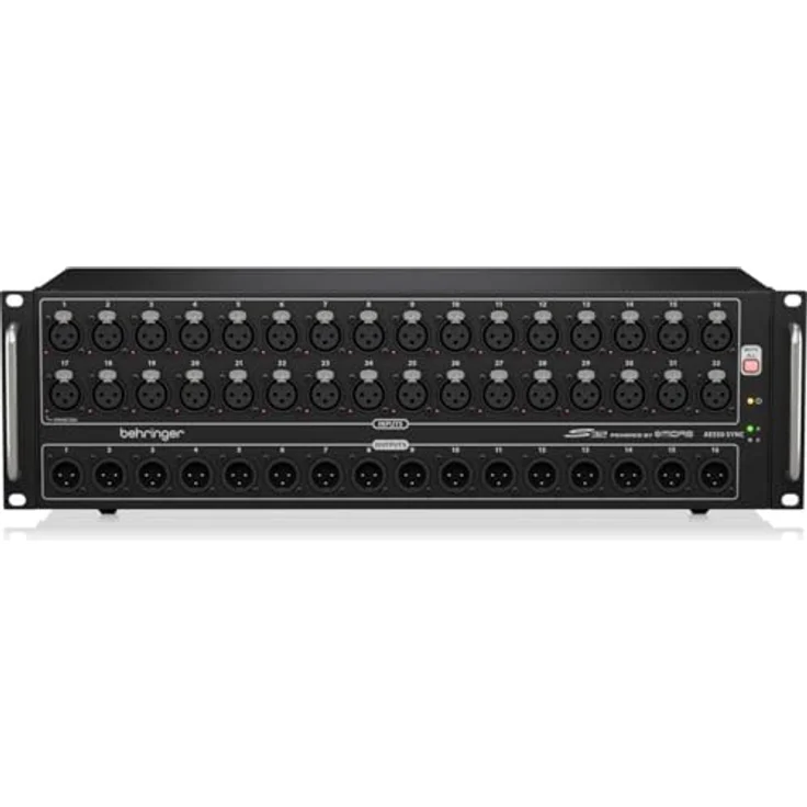 Behringer S32 I/O-Box mit 32 fernsteuerbaren Midas-Vorverstärkern, 16 Ausgängen und AES50-Netzwerk – Bild 2
