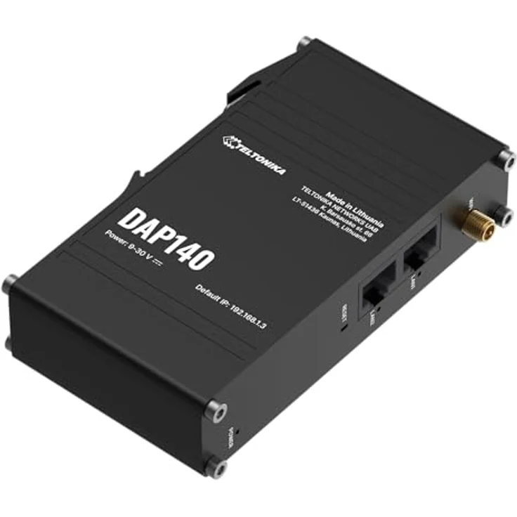 Teltonika DAP140 Industrial Wireless Access Point, 300 Mbit/s, PoE, IP30, schwarz – Bild 3