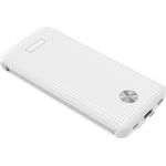 Felixx Carbon (10000 mAh, 37 Wh), Powerbank, Weiss
