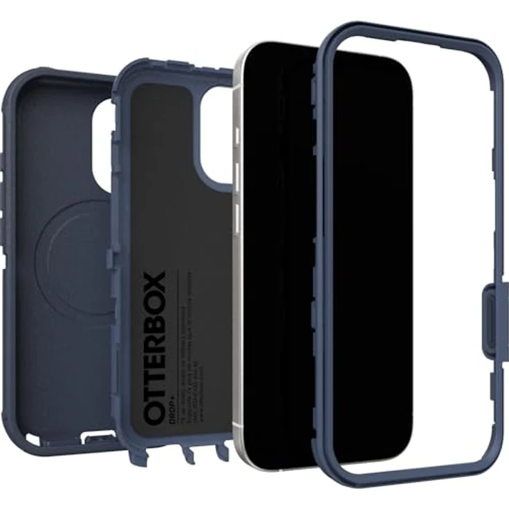 OtterBox Defender Series Pro MagSafe Hülle für iPhone 17, stoßfest, sturzsicher, 7x militärisch getestet, Blau – Bild 4