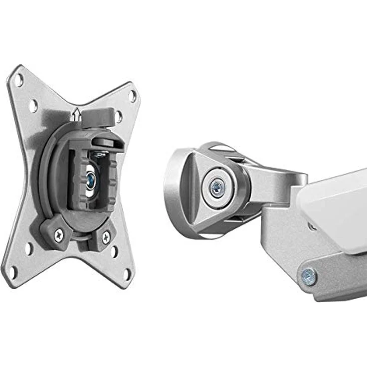 LogiLink BP0090 - Alu Triple-Monitor-Schreibtischhalterung für 3x 17-27 Zoll (LCD, LED, OLED, …) mit Gasdruckfeder, Flat & Curved TVs, Armlänge = 748mm – Bild 3