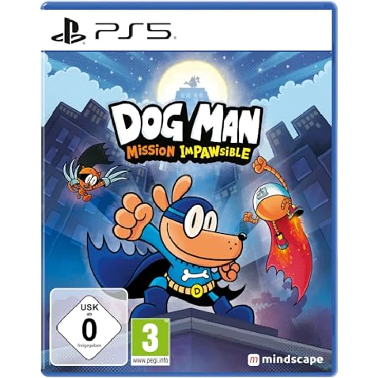 mindscape Dog Man: Mission Impawsible - PS5, 50 spannende Levels, Teamwork & lustige Geräte, bunt – Bild 1