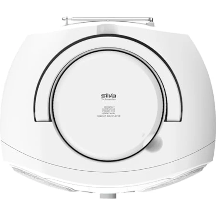 Silva 210721 Schneider MPC 25.4, Microanlage mit USB, Radio, CD- und MP3-Wiedergabe, weiß – Bild 4