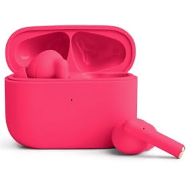 Forever COLORUM TWS Bluetooth Kopfhörer CTWS-02, kabellos mit 5 Std. Wiedergabezeit, Bluetooth 5.3, rot – Bild 3