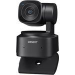 OBSBOT Tiny SE 1080P 100FPS Webcam für PC, AI Tracking PTZ Streaming Kamera in Schwarz mit Gestensteuerung, Dual-ISO und Staggered HDR