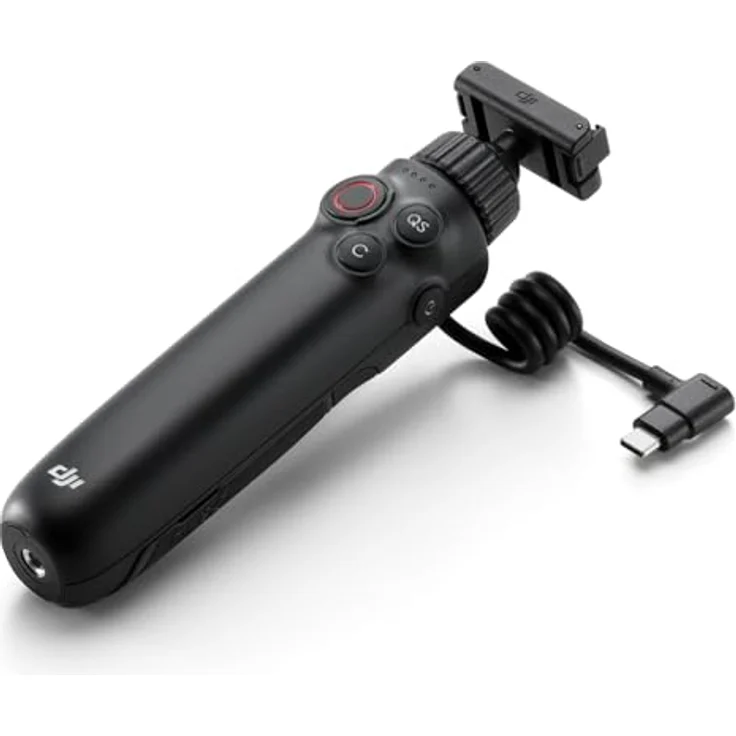 DJI Osmo Action multifunktionaler Ladegriff, Kompatibilität: Osmo Action 5 Pro, Osmo Action 4, 4900 mAh Akku, Kamerasteuerung, Kugelgelenkeinstellung, 3,5 mm Audioadapter – Bild 3