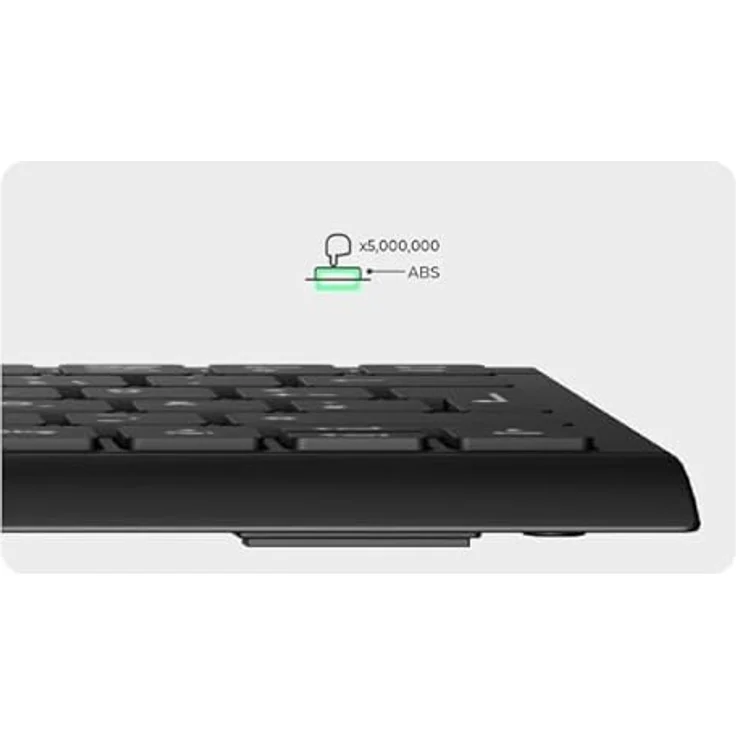 KeySonic TAS KSK-5011ELC (DE) Mini-Tastatur mit Nummernblock und sanfter Hintergrundbeleuchtung, schwarz – Bild 3