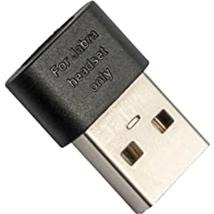 Jabra 14208-38 Adapter USB-C auf USB-A, Schwarz – Bild 1