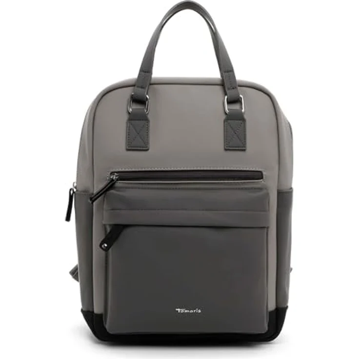 Tamaris Gianna Cityrucksack M, eleganter Rucksack für Laptop und Utensilien, taupe, 26 x 38 x 15 cm – Bild 1