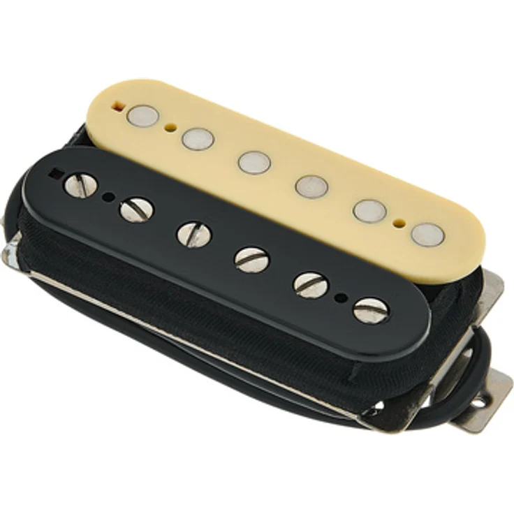 Friedman Triple D Humbucker Br Zebra, E-Gitarre Tonabnehmer für Steg mit Alnico 5 Magnet, 16 kOhm Ausgang
