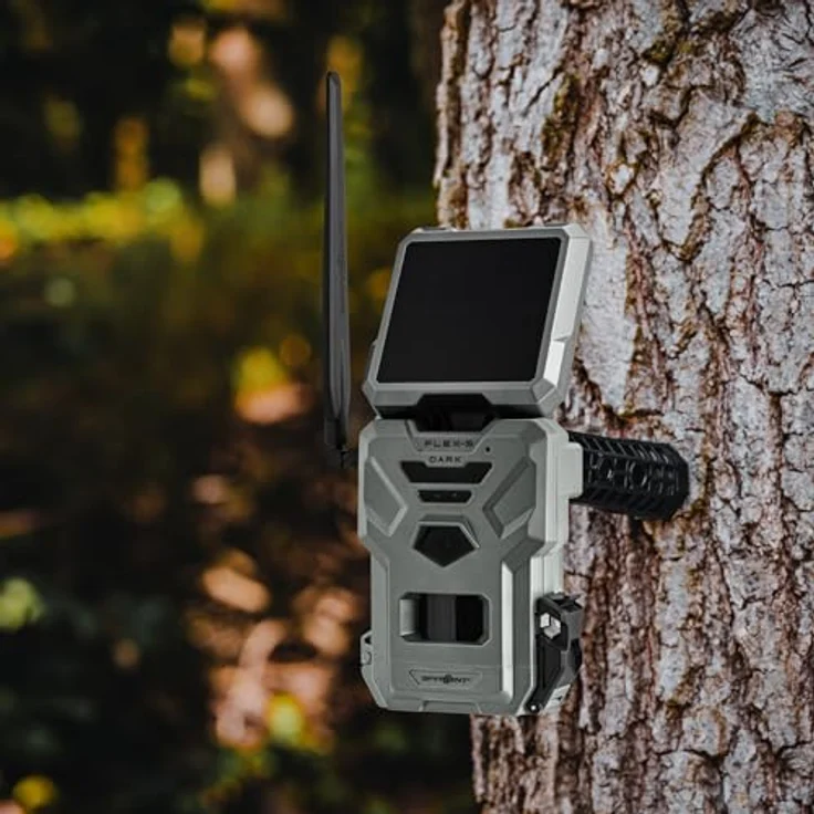 Spypoint FLEX-S-DARK, Mobilfunk-Wildkamera mit 40 MP Auflösung, Solarpanel und 30 m Reichweite – Bild 2