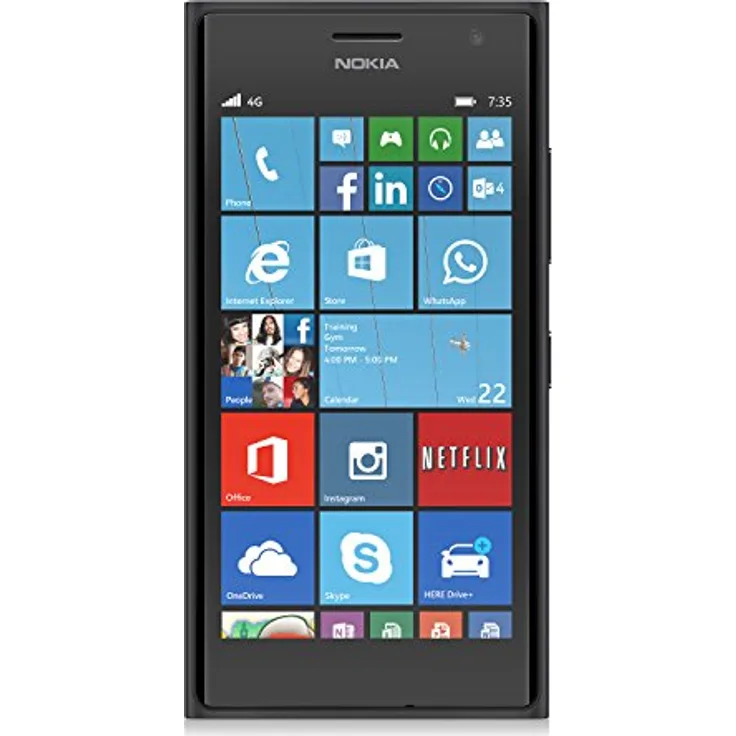 Nokia Lumia 730 Smartphone 11,94cm (4,7 Zoll) Display, 8GB interner Speicher, 1GB RAM, Dual-SIM, Windows, Grau