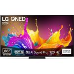 LG 86QNED86T6A TV 86" QNED Fernseher mit α8 4K AI-Prozessor und HDR10, bis zu 120Hz, Modelljahr 2024