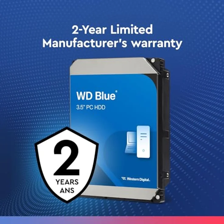 WD Blue WD10EZRZ - Festplatte - 1 TB - intern - 3.5 Zoll (8.9 cm) - SATA 6Gb/s - 5400 rpm - Puffer: 64 MB (WD10EZRZ) – Bild 5