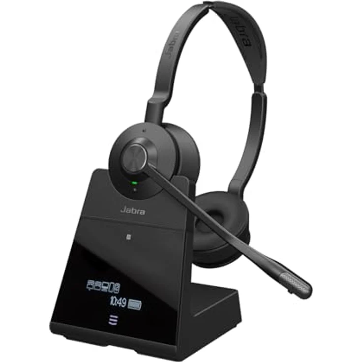 Jabra Engage 75 SE, DECT schnurloses USB-C auf USB-A Dual Headset, bis zu 150 Meter Reichweite, Geräuschunterdrückung, 13 Stunden Akku, UC-zertifiziert – Bild 1