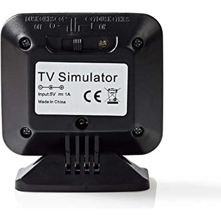 Dummy-TV | Eingebaute Zeitschaltuhr | USB-Stromversorgung | Schwarz – Bild 5