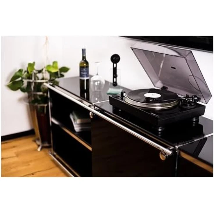 Reloop Turn 5 - quartz-gesteuerter HiFi Plattenspieler mit kräftigem Antrieb, kollektorloser, direktgetriebener DC Motor, Aluminium Plattenteller, statisch ausbalancierter S-förmiger Tonarm – Bild 2