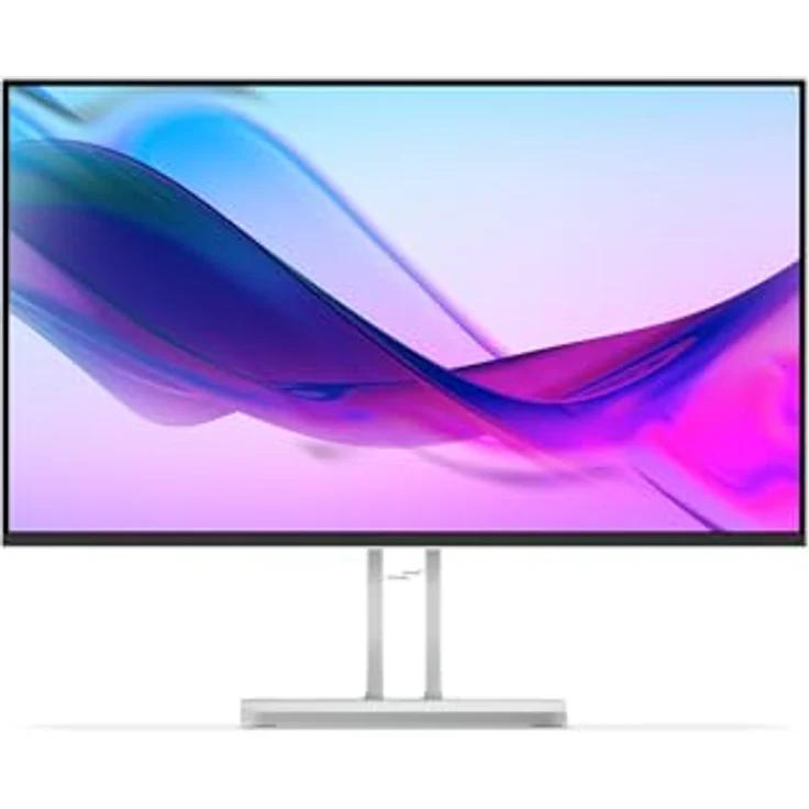 Lenovo L24i-4A | 23,8" Full HD Monitor | 1920x1080 | 100Hz | 250 nits | 1ms Reaktionszeit | HDMI | VGA | IPS Panel | integrierte Lautsprecher | grau – Bild 2