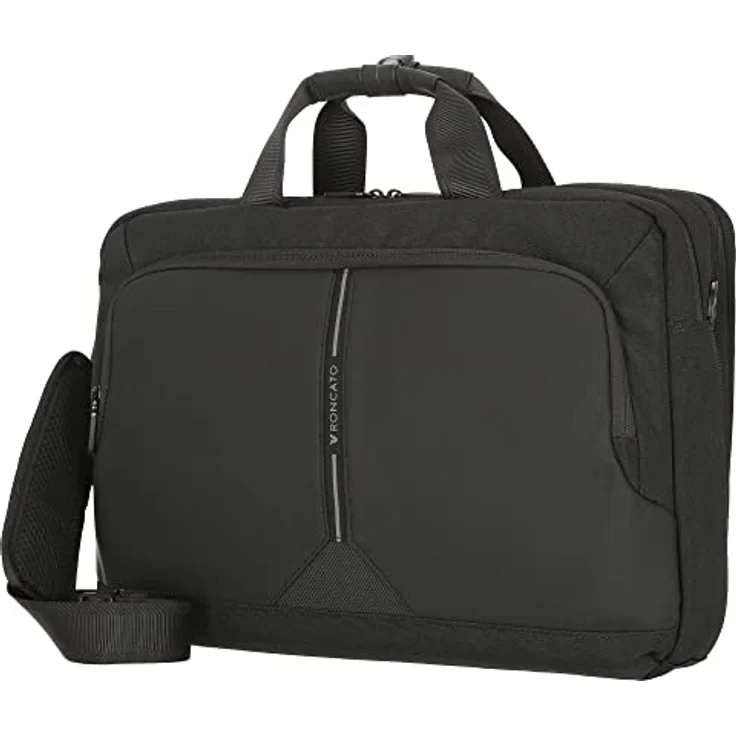 Roncato Clayton Aktentasche 44 cm Laptopfach (16.14"), Notebooktasche, Schwarz – Bild 2