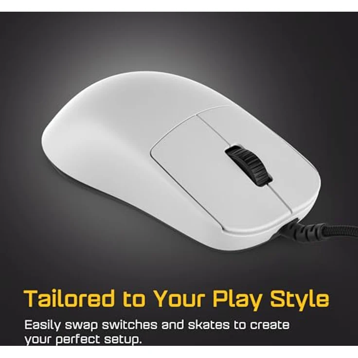 Endgame Gear OP1 8k v2 Gaming-Maus, 8.000Hz Polling-Rate, PixArt PAW3950 Sensor, mechanische Kailh GX Switches, ultraleicht, weiß – Bild 7