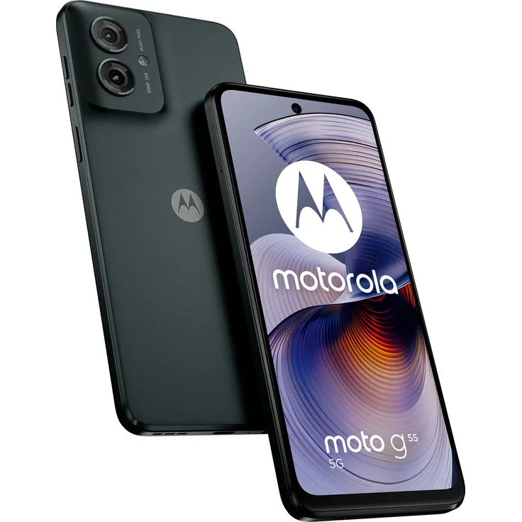 Motorola moto g55 5G Smartphone (256 GB, 50 MP Kamera, veganem Kunstleder)