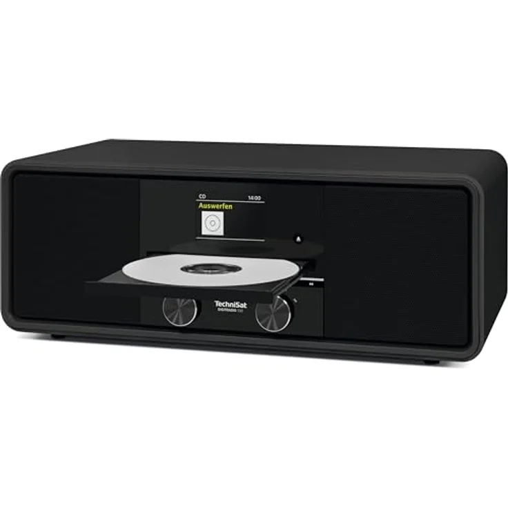 TechniSat DIGITRADIO 330, DAB+ UKW Stereo Radio mit CD-Player, Bluetooth 5.3, USB MP3-Wiedergabe, 2,4 Zoll Farbdisplay, Radiowecker, Fernbedienung, Schwarz – Bild 5