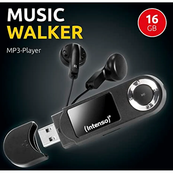 Intenso MP3 Player Music Walker 16GB schwarz – Bild 2