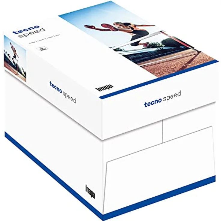 inapa Drucker-/ Kopierpapier tecno Speed: 80 g/m², A3, 2.500 Blatt (5x500), weiß - schnell und staufrei drucken - Preisvergleich