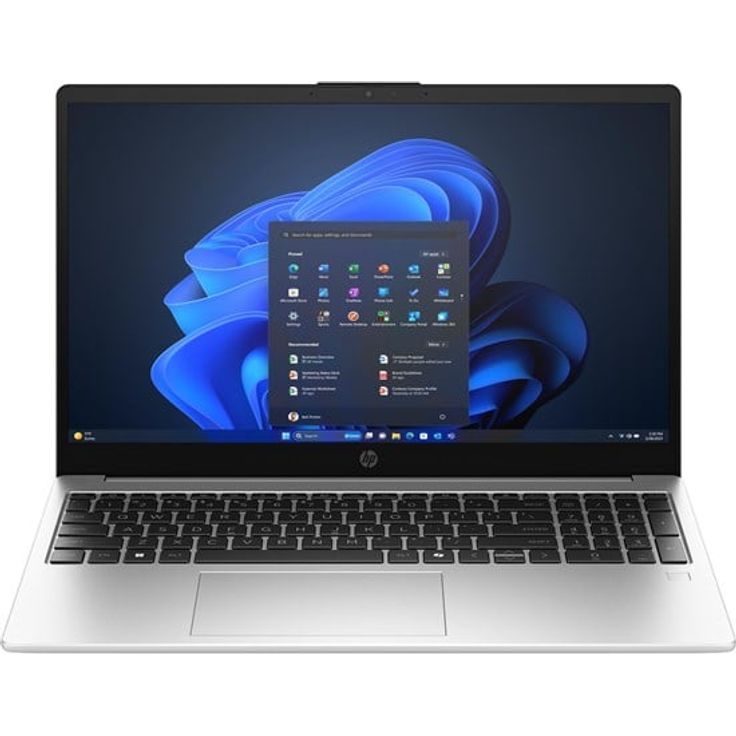 HP 250R G10, Intel Core i7 150U Laptop mit 39,6 cm (15,6") Full HD, 16 GB DDR5-RAM, 512 GB SSD, Wi-Fi 6, Schwarz, Windows 11 Home